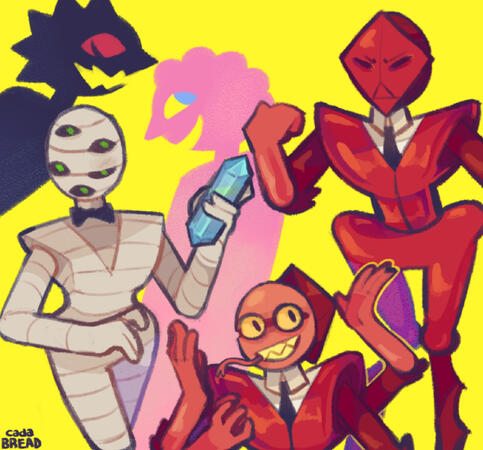 Prismo & Scarab Sketch Page (2023)